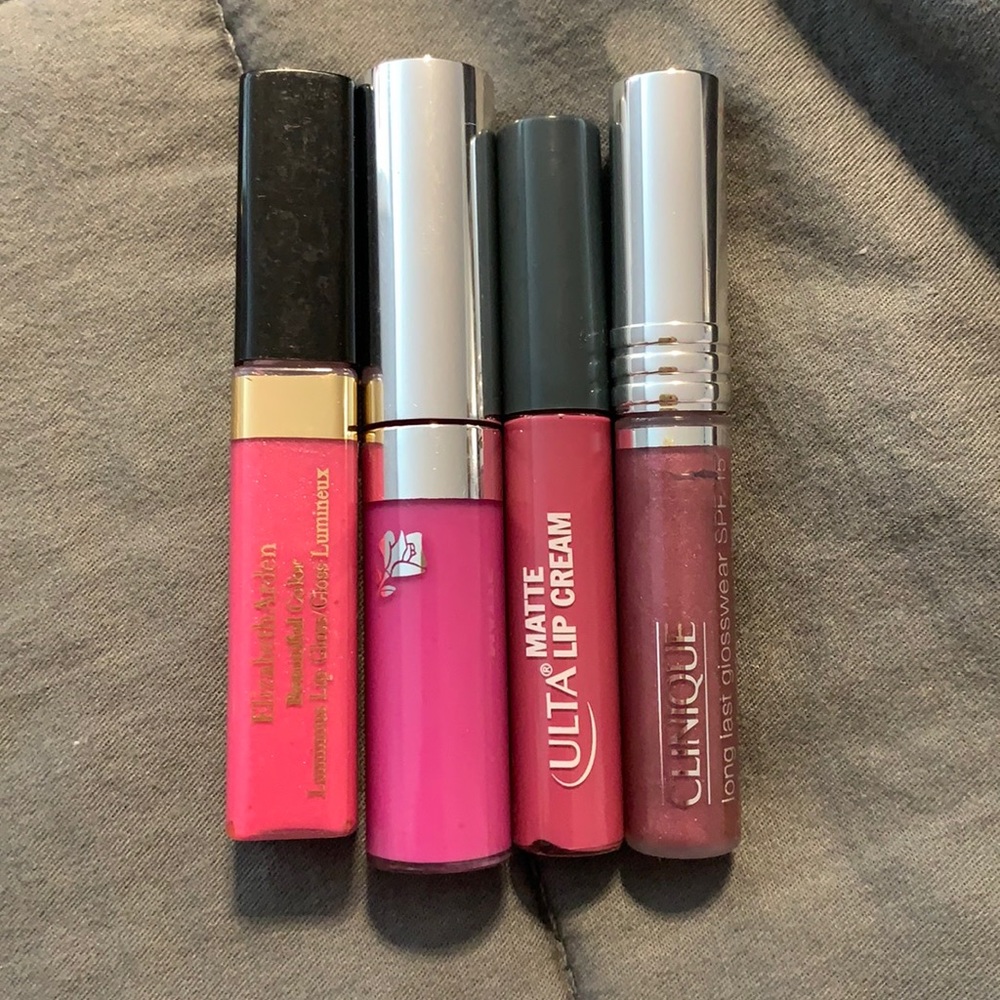 purple hue lip glosses